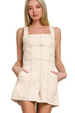 Zenana Tie Back Romper  Style Ratio