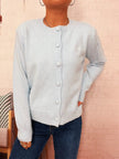 Button Up Long Sleeve Cardigan  Style Ratio