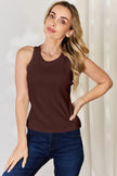 Basic Bae Full Size Round Neck Racerback Tank  Style Ratio