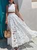 Floral Lace Tank and Skirt Set  Style Ratio