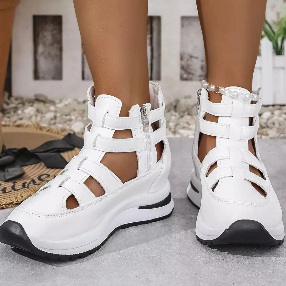 Cutout Platform Sneakers  Style Ratio