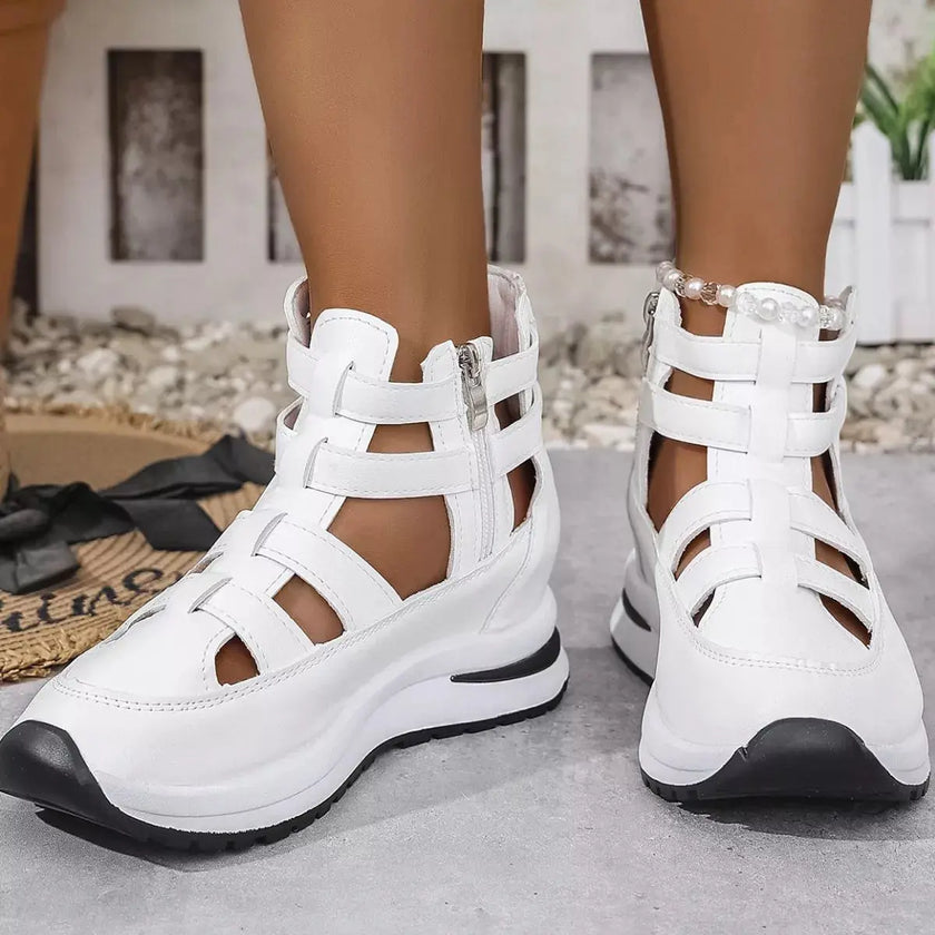 Cutout Platform Sneakers  Style Ratio