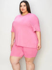 Basic Bae Full Size V-Neck Drop Shoulder Shirt and Shorts Loungewear  Style Ratio