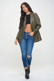 Coalition LA Single Breasted Blazer Trendsi