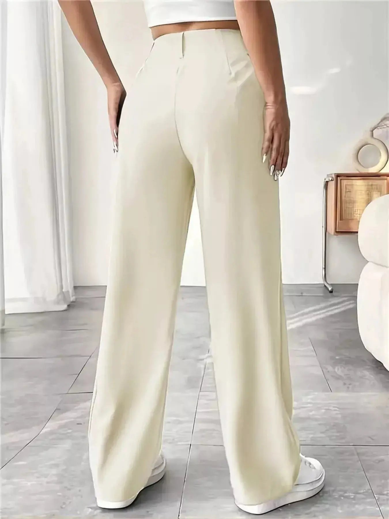 Wide Leg Pleated Pants  Style Ratio