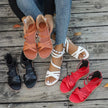Strappy Flat Sandals  Style Ratio