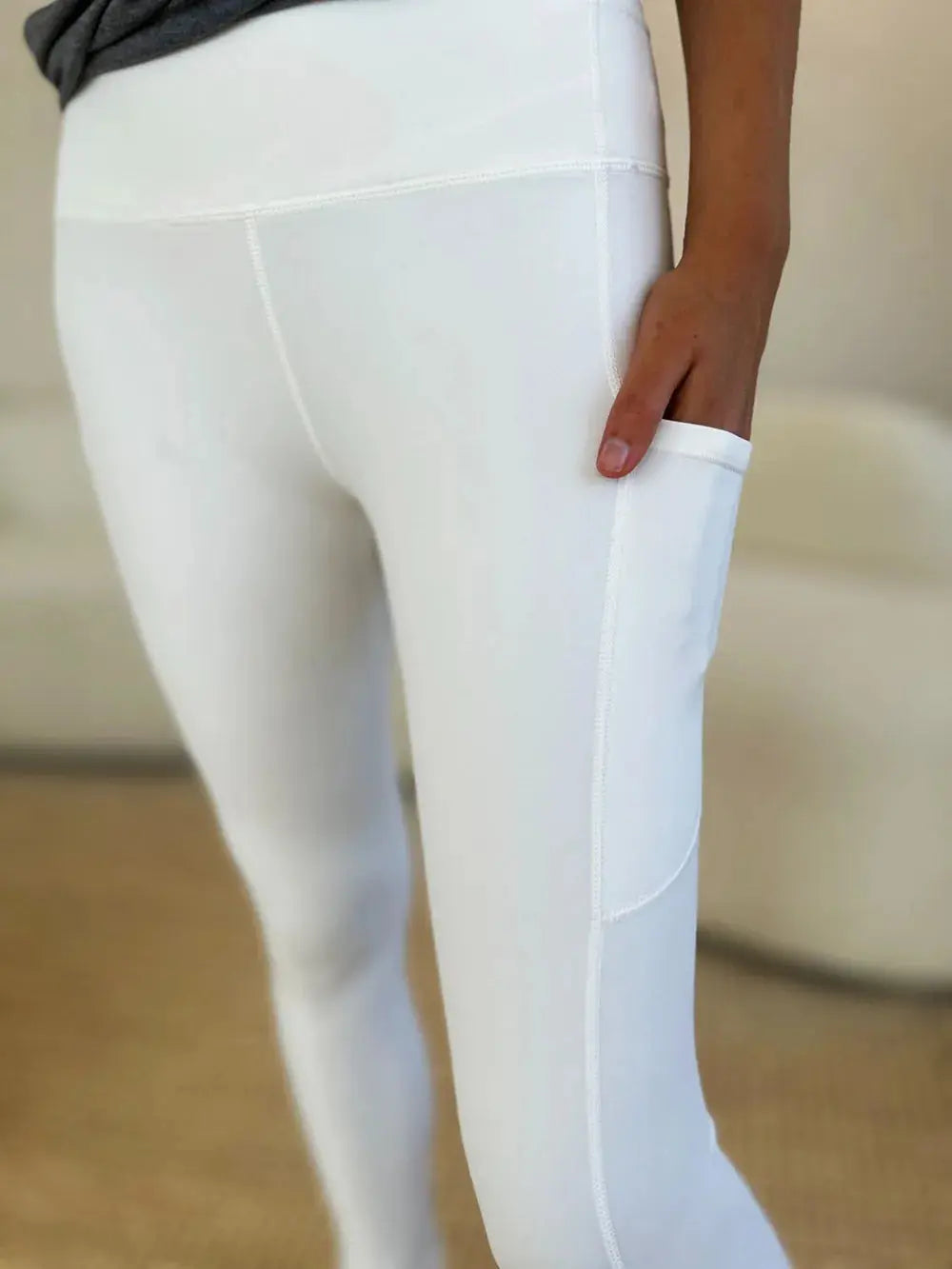 Wide Waistband Sports Leggings  Style Ratio