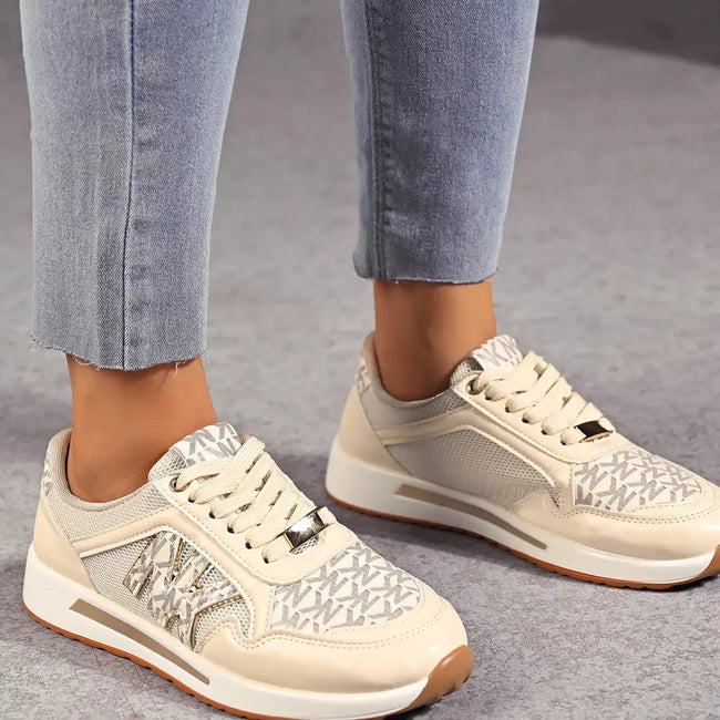 Lace Up Round Toe Sneakers  Style Ratio