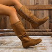 Round Toe Side Zip Boots  Style Ratio