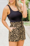 Animal Print Casual Shorts  Style Ratio
