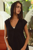 BiBi Ruffled French Terry Hooded Dress  Style Ratio