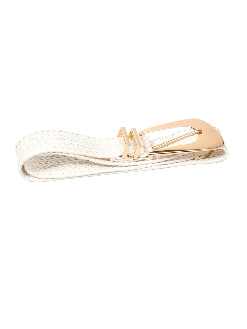 Irregular Buckle Braid Belt  Style Ratio