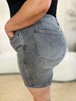 Judy Blue Full Size High Waist Washed Denim Shorts  Style Ratio