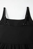 Square Neck A-line One Piece Swim Dress  Style Ratio
