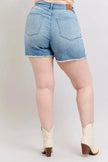 Judy Blue High Waist Western Embroidery Detail Cut Off Denim Shorts  Style Ratio