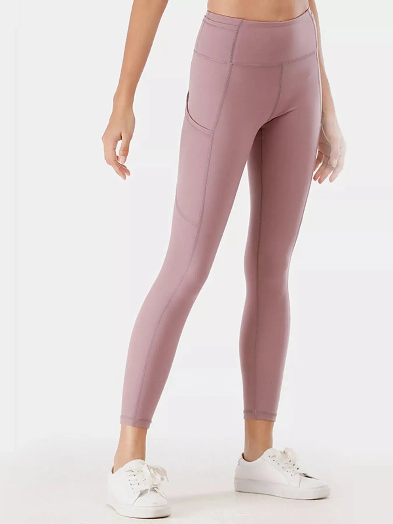 Full Size High-Waisted Active Leggings with Pockets  Style Ratio