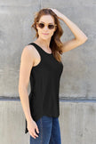 Basic Bae Full Size Round Neck Curved Hem Tank  Style Ratio