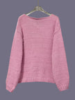 Sparkling Fuzzy V-Neck Knit Top  Style Ratio