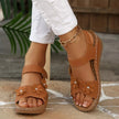 Open Toe Wedge Sandals  Style Ratio