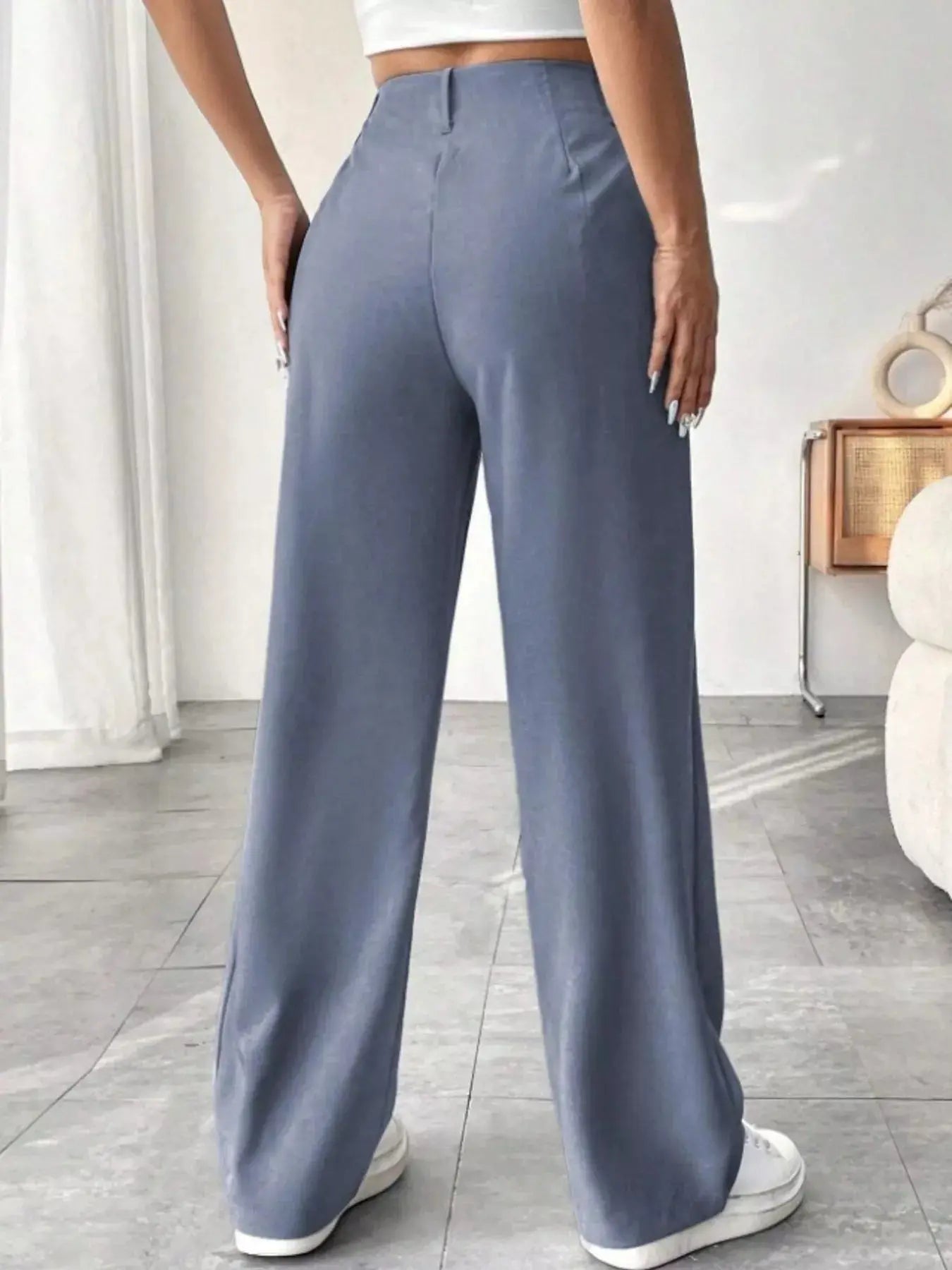 Wide Leg Pleated Pants  Style Ratio