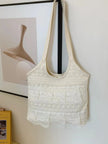 Lace Bowknot Woven Handbag  Style Ratio