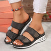 Velcrow Strapped Rhinestone Sandals  Style Ratio