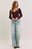 Judy Blue High Waist Column Straight Jeans  Style Ratio
