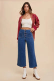 Annie Wear Button Fly High Waist Jeans  Style Ratio