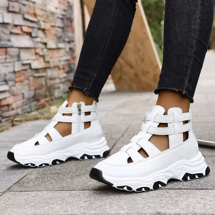 Cutout Platform Sneakers  Style Ratio