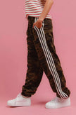 BiBi Side Lines Camouflage Track Pants  Style Ratio