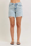 Judy Blue High Waisted Rigid Magic Dad Shorts  Style Ratio