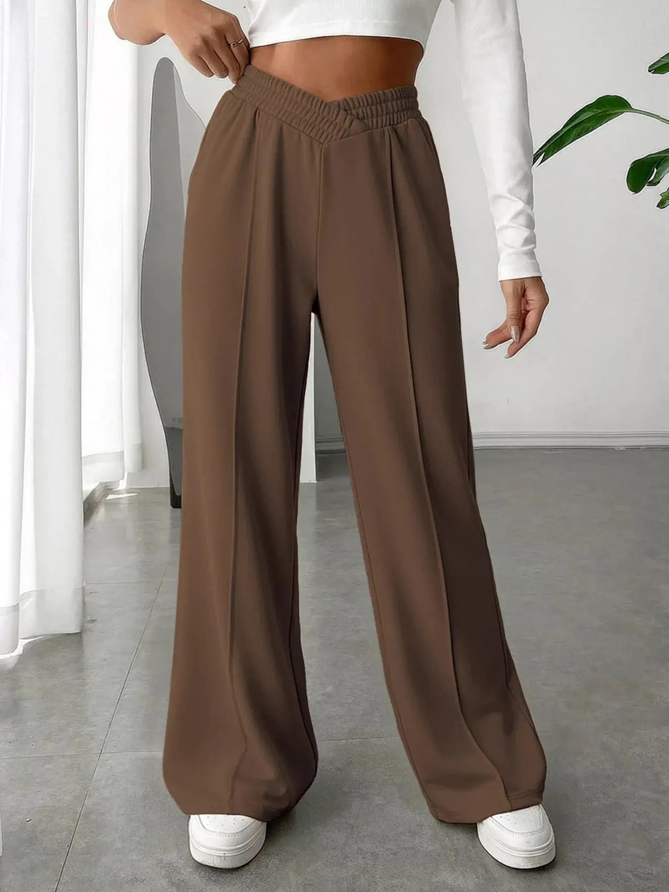 Wide Leg High Waist Pants  Style Ratio