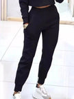 Casual Chic Cropped Sweatshirt and Jogger Set  Style Ratio