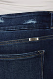 Kancan Full Size Cat's Whiskers Raw Hem High Waist Jeans  Style Ratio