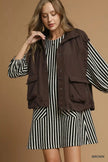 Umgee Nylon Vest with Pockets  Style Ratio