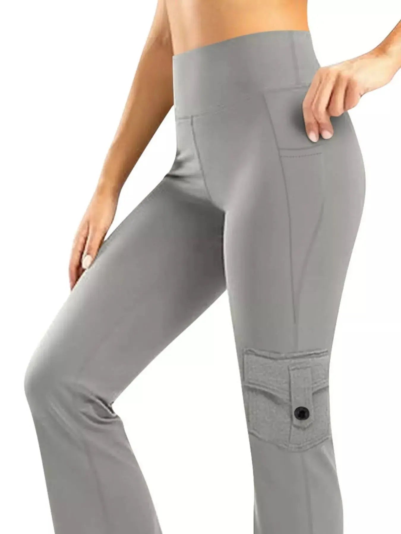 High-Waisted Yoga Pants with Pockets  Style Ratio