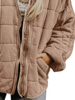 Quilted Zip Up Outerwear  Style Ratio