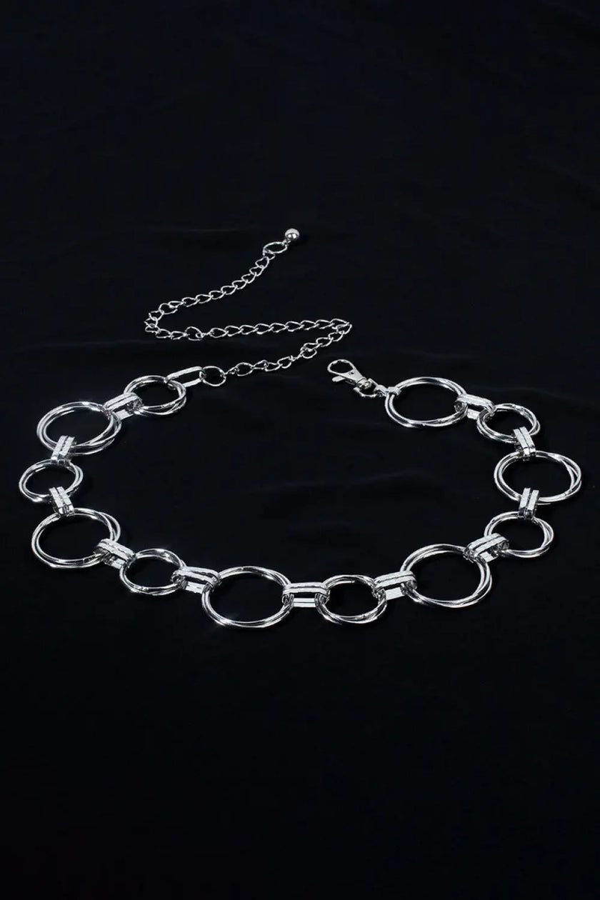 Alloy Chain Circle Shape Belt  Style Ratio