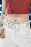 Glitter PU Leather Belt  Style Ratio