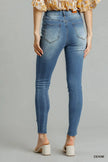 Umgee Distressed Skinny Jeans with Edge Detail  Style Ratio