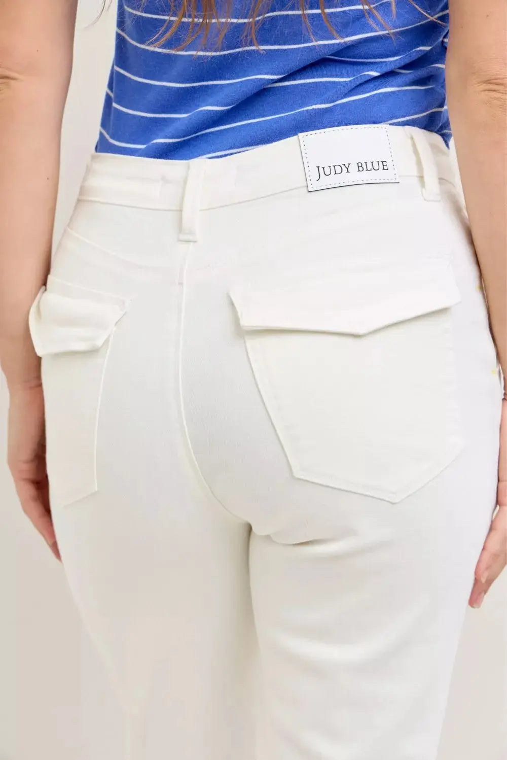 Judy Blue High Waist Jeans with Patch Pockets  Style Ratio