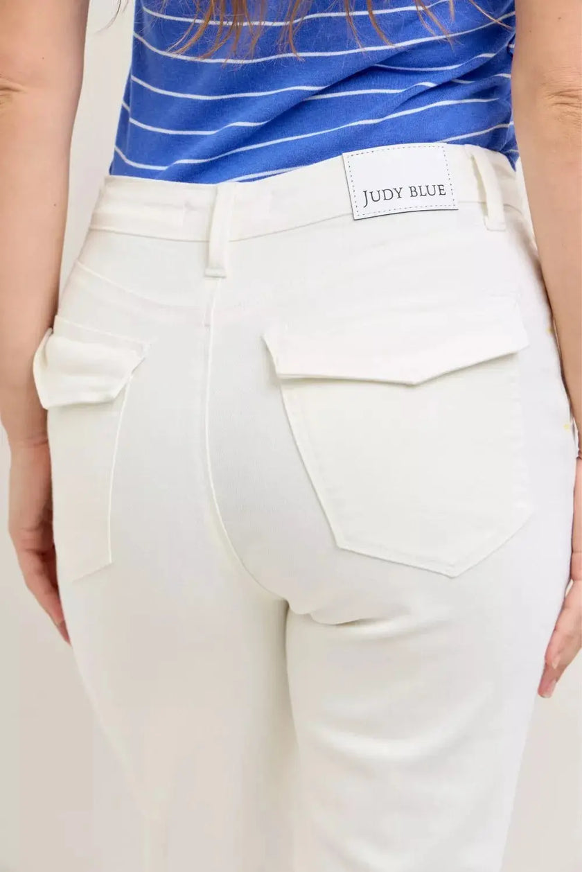 Judy Blue High Waist Jeans with Patch Pockets  Style Ratio