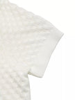 Textured Short Sleeve Knit Top  Style Ratio