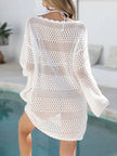 Round Neck Openwork Cover-Up  Style Ratio