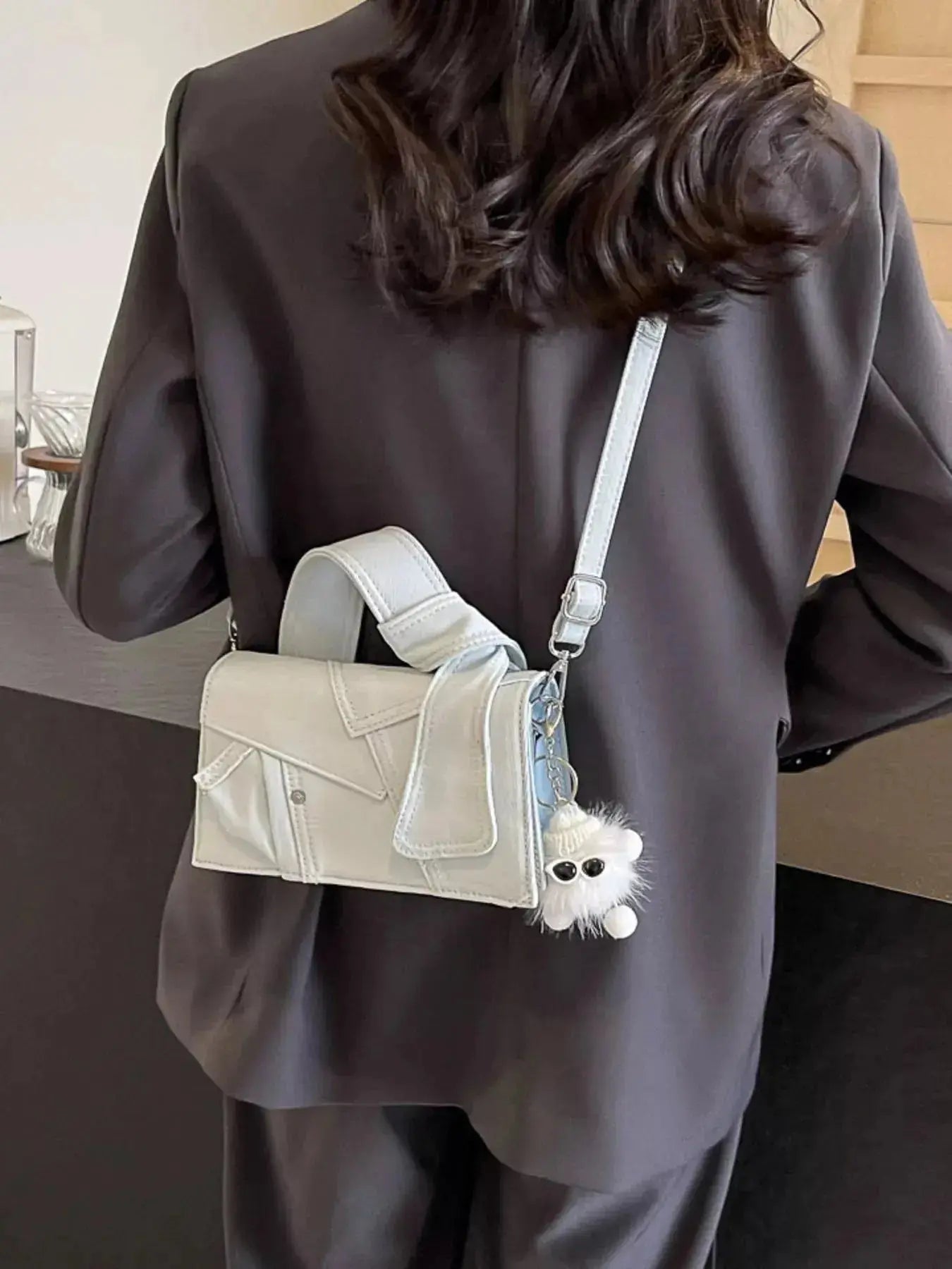 Denim Patchwork Crossbody Bag  Style Ratio