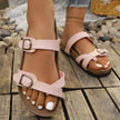 Buckled Strap Sandals  Style Ratio