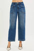 RISEN Slouchy Cropped Baggy Jeans with Front Patch Pocket  Style Ratio