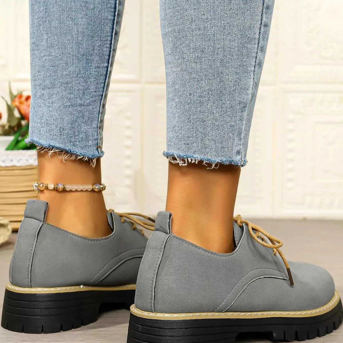 Lace-Up Platform Loafers  Style Ratio