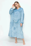 Double Take Pocketed Hooded Midi Lounge Dress  Style Ratio