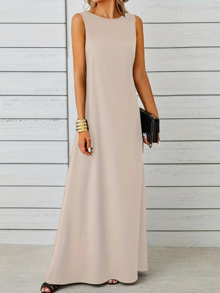 Sleeveless Flowy Maxi Dress  Style Ratio